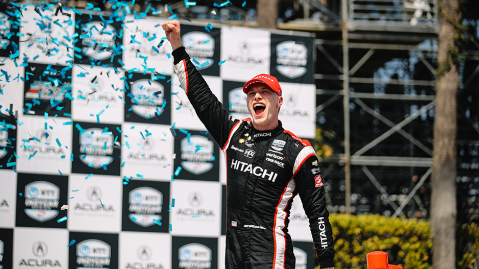 Newgarden Keeps Penske Perfect With Long Beach Win