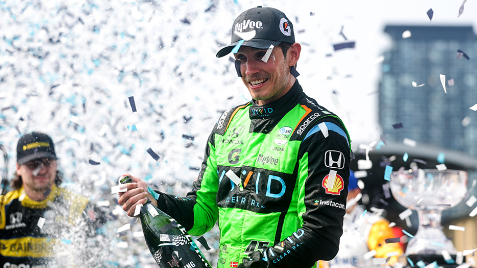 Speed, strategy deliver first win for Lundgaard at Toronto