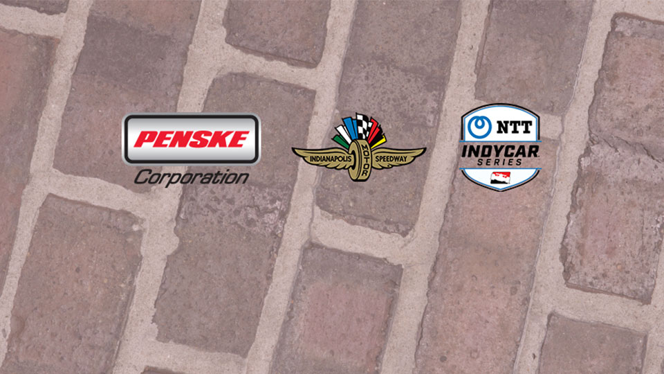 INDYCAR, IMS, Penske Corporation logos