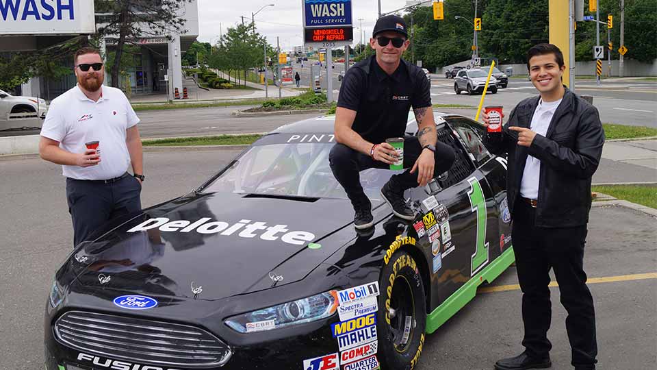 Honda Indy Toronto Interns with James Vance at Camp Day
